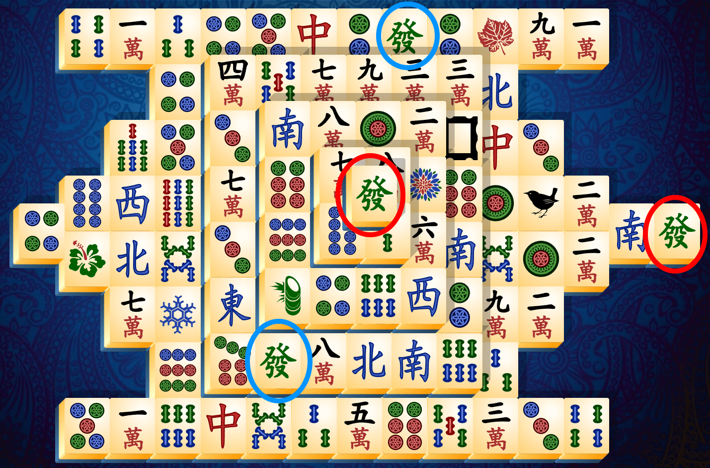 Tutoriel Mahjong Solitaire, étape 1