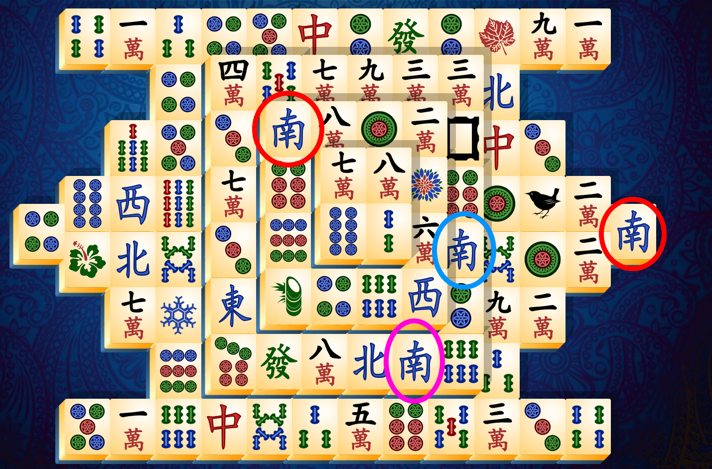 Tutoriel Mahjong Solitaire, étape 2